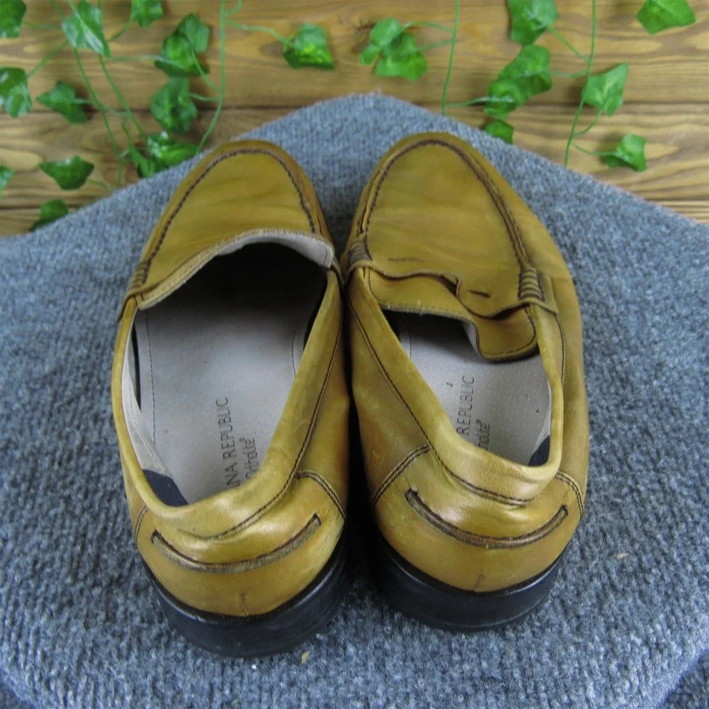 Banana Republic Men Ortholite Lea Brown Leather Size 8 Medium  Used‎ 2025